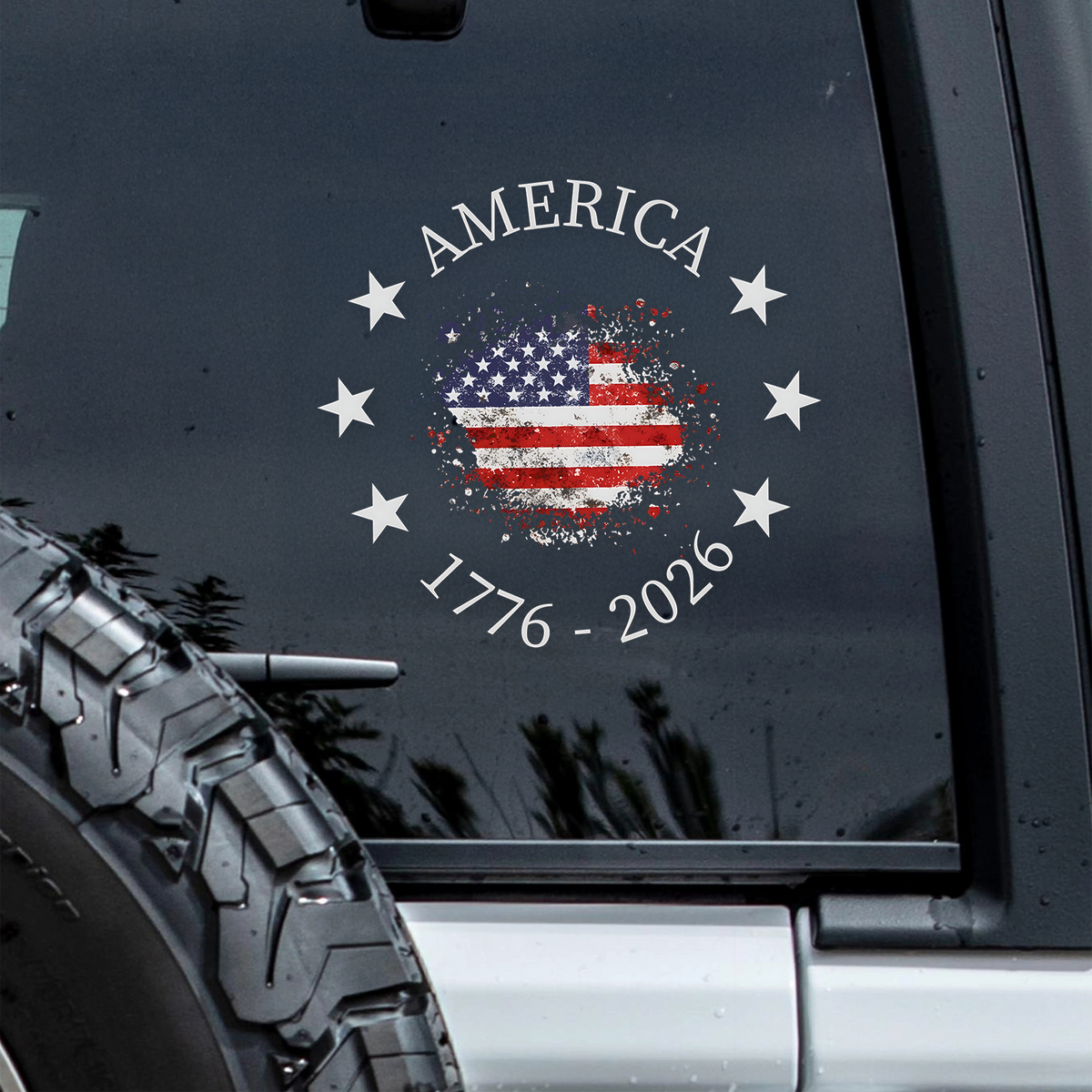 America 1776-2026 250 Years Anniversary Car Window Decal Sticker LM32 899467