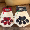 Custom Name Plaid Christmas Paw Stocking HO82 900526
