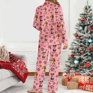 Personalized Dog Clipart With Paw Christmas Pajamas For Dog Lover TH10 896561