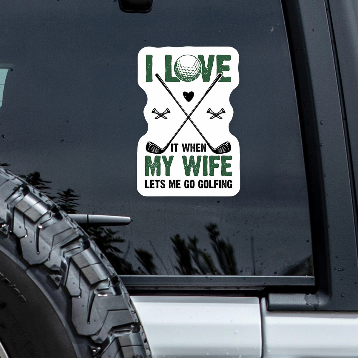 Eat Sleep Golf Repeat Car Window Decal Sticker For Golf Lover TH10 898201