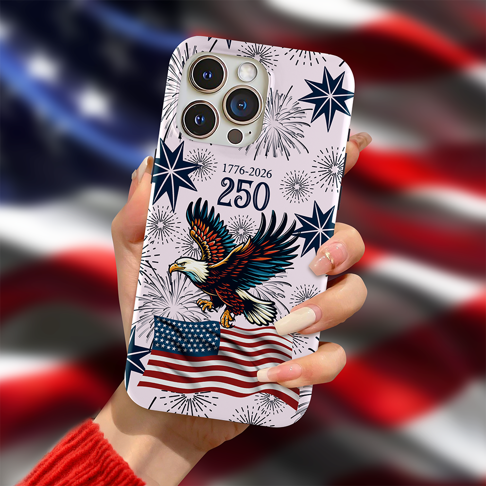 USA 250 Anniversary Eagle 1776-2026 Phone Case HA75 920200