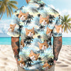 Custom Cat Photo Tropical Summer Hawaii Shirt - Gift for Cat Lovers HO82 902402