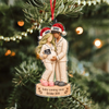 Custom Couple Pregnancy Ultrasound Acrylic Ornament Baby Announcement Christmas Keepsake CH07 180698