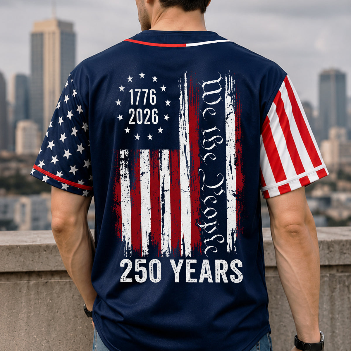 Celebrating 250 Years Of America Baseball Jersey Shirt Gift For 4th of July, Independence Day HO82 902542