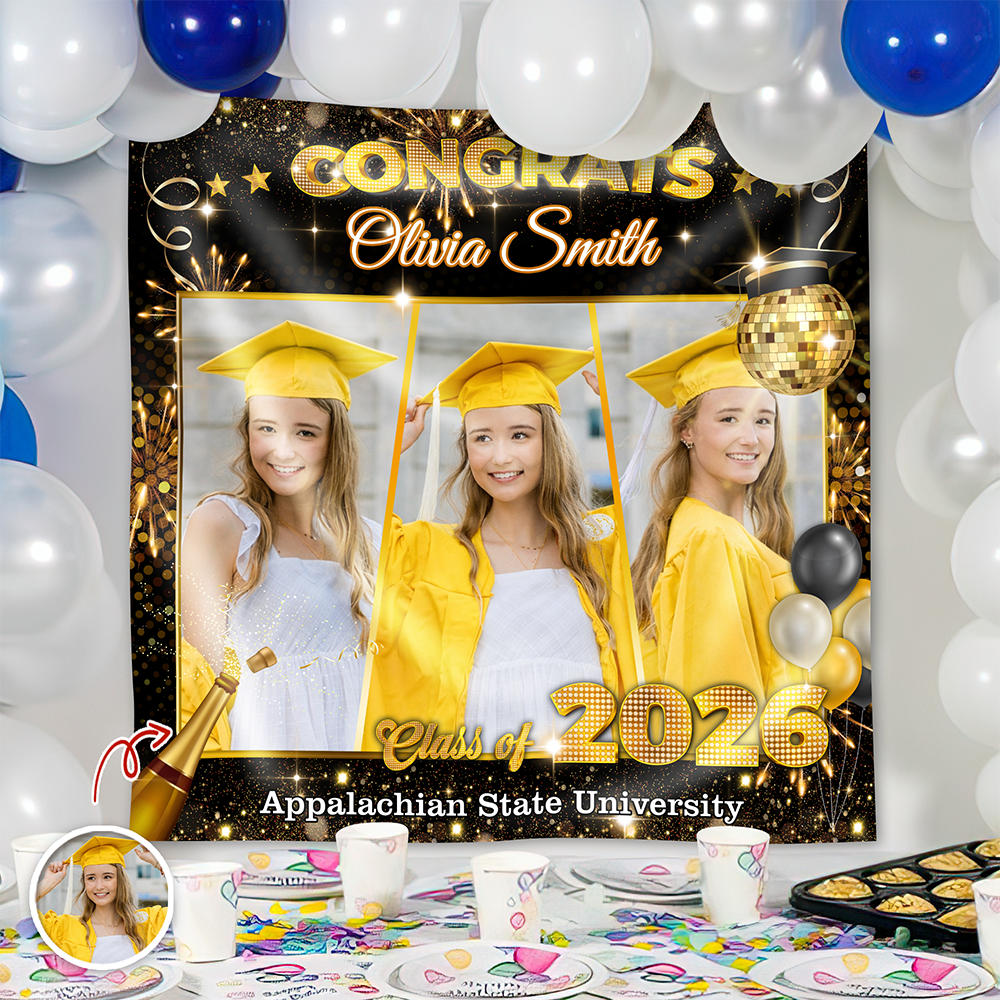 Custom Photo Congrats Your Graduation's Day Backdrop TH10 898989