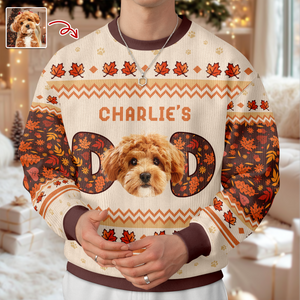 Custom Photo Dog Dad, Dog Mom Ugly Sweater HA75 897076