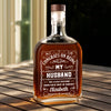 Congrat Being My Husband - Personalized Custom Whiskey Bottle CH07 896314
