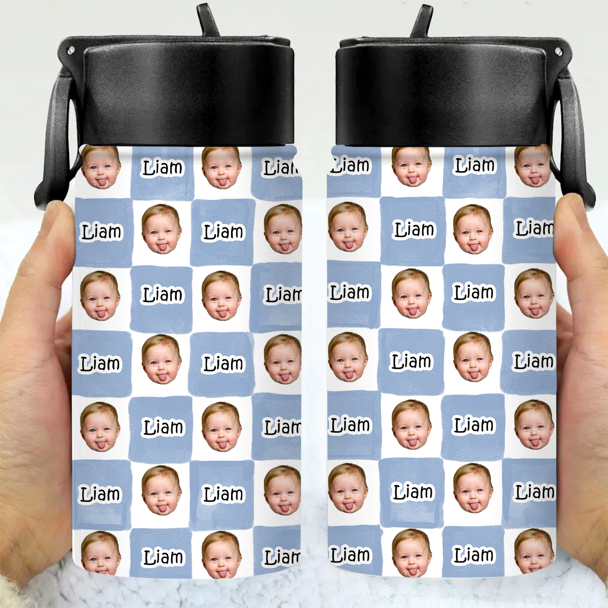 Personalized Photo & Name Kid Water Bottle - Gift for Kids, Back to School HO82 902838