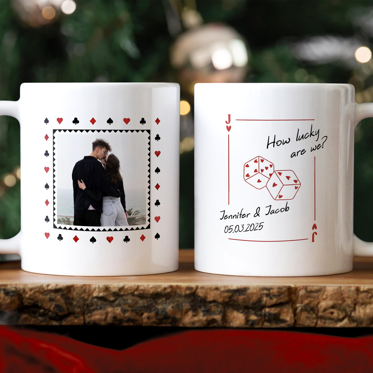 Custom Photo How Lucky Are We Mug Anniversary Gift For Couple CH07 910370