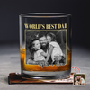 Custom Photo And Name World's Best Dad Whiskey Glass Father’s Day Gift TH10 169847