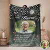 Custom Photo A Hug From Heaven Memorial Blanket Gifts for Family, Friends HO82 894454