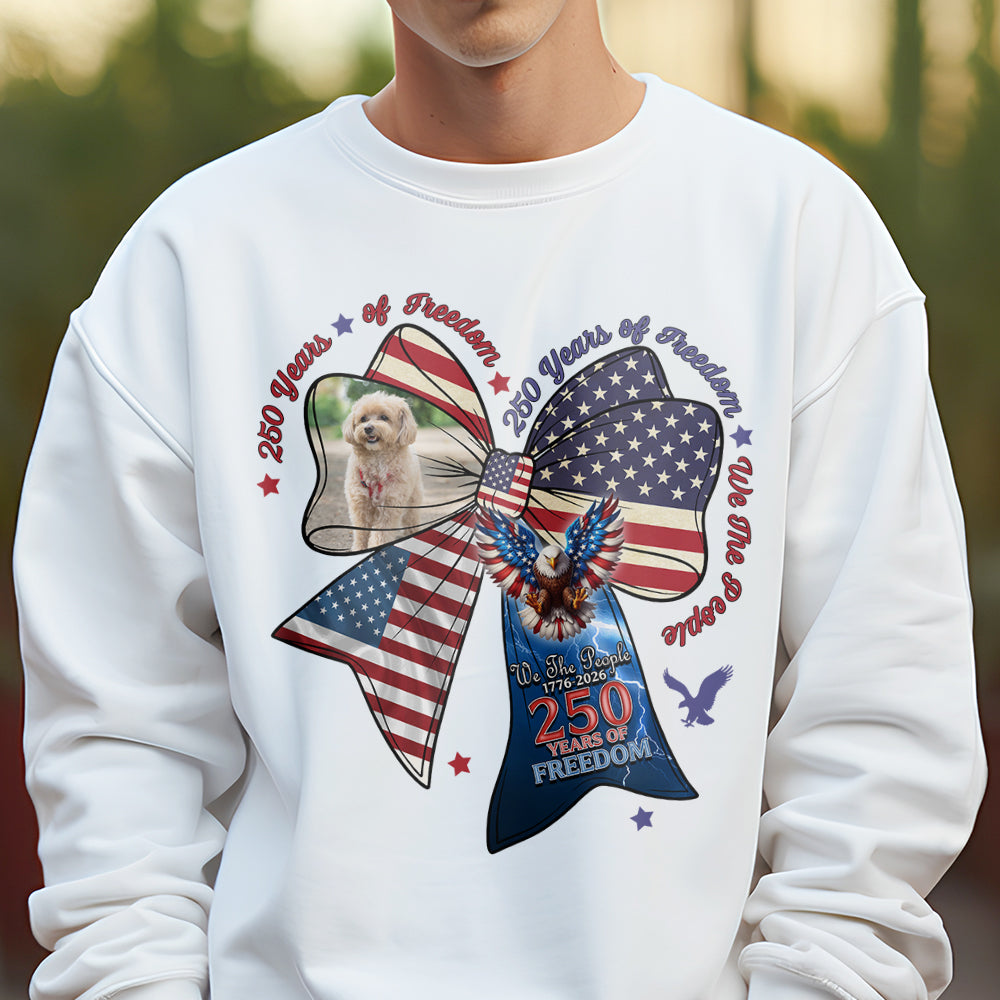 Personalised 250 Years of Freedom Patriotic Eagle We The People Comfort Shirt LM32 899065