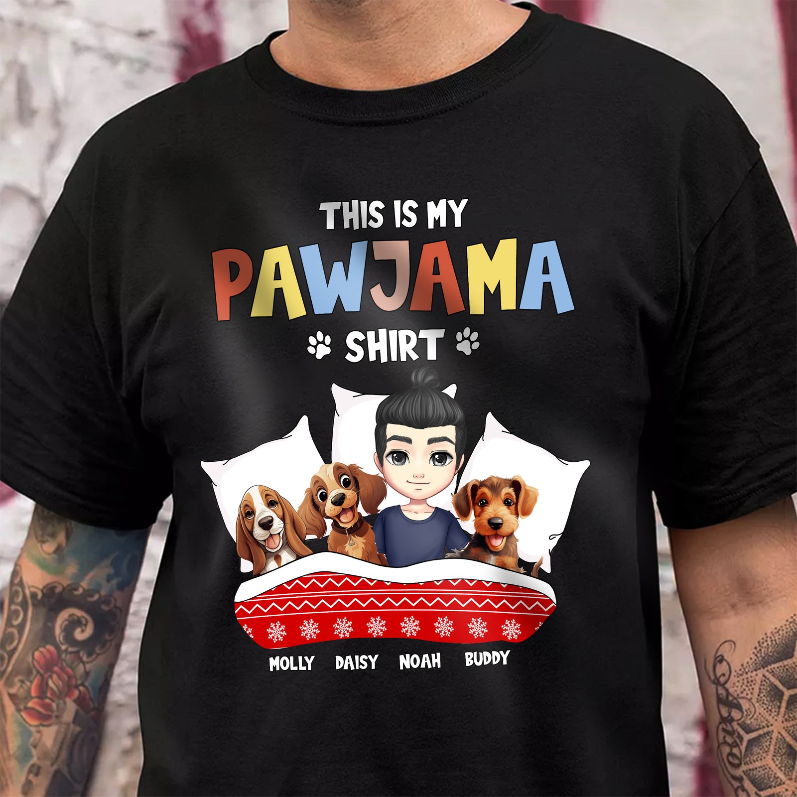 Personalized This is My Pawjama Shirt Gift for Dog Lovers LM32 893885