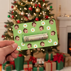 Custom Photo Merry Christmas Money Holder Card HO82 900546