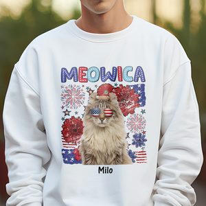 Custom Photo Meowica - Personalized Shirt LM32 893917