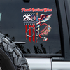 Custom Name Proud American Nurse With USA 250 Car Sticker HO82 901292