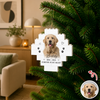 Personalized Pet Memorial Photo  Forever In My Heart Building Blocks Ornament CH07 180428