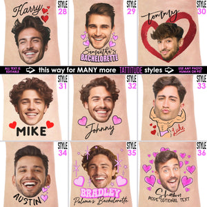 Custom Funny Photo Bachelorette, Birthday Party Tattoos Favors LM32 897663