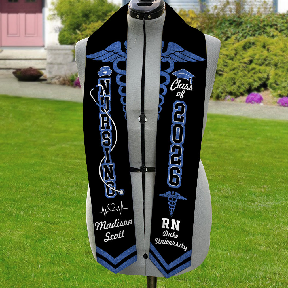 Personalized Nursing Stole Graduate Class Of 2026 HO82 901726