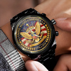 Custom Name America 250th Anniversary 1776 - 2026 Patriotic Wrist Watch CH07 911166