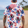 Custom Dog Photo United State Flag Hawaii Shirt TH10 169077