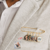 Custom Photo Always With You Memorial Boutonniere Lapel Pin TH10 896029