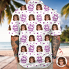 Custom Photo Best Dad Ever Hawaii Shirt - Personalized Father’s Day Gift HA75 921318