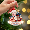 Custom Baby Photo First Christmas Acrylic Ornament HA75 919160