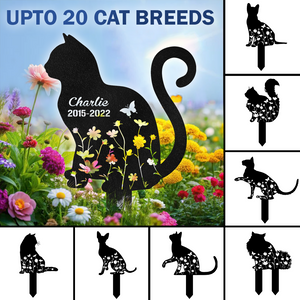 Custom Cat Name Memorial Garden Stake TH10 891541