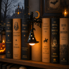 Halloween Metal Bookshelf Lantern Light Gift for Book Lovers, Reader Gift CH07 180222