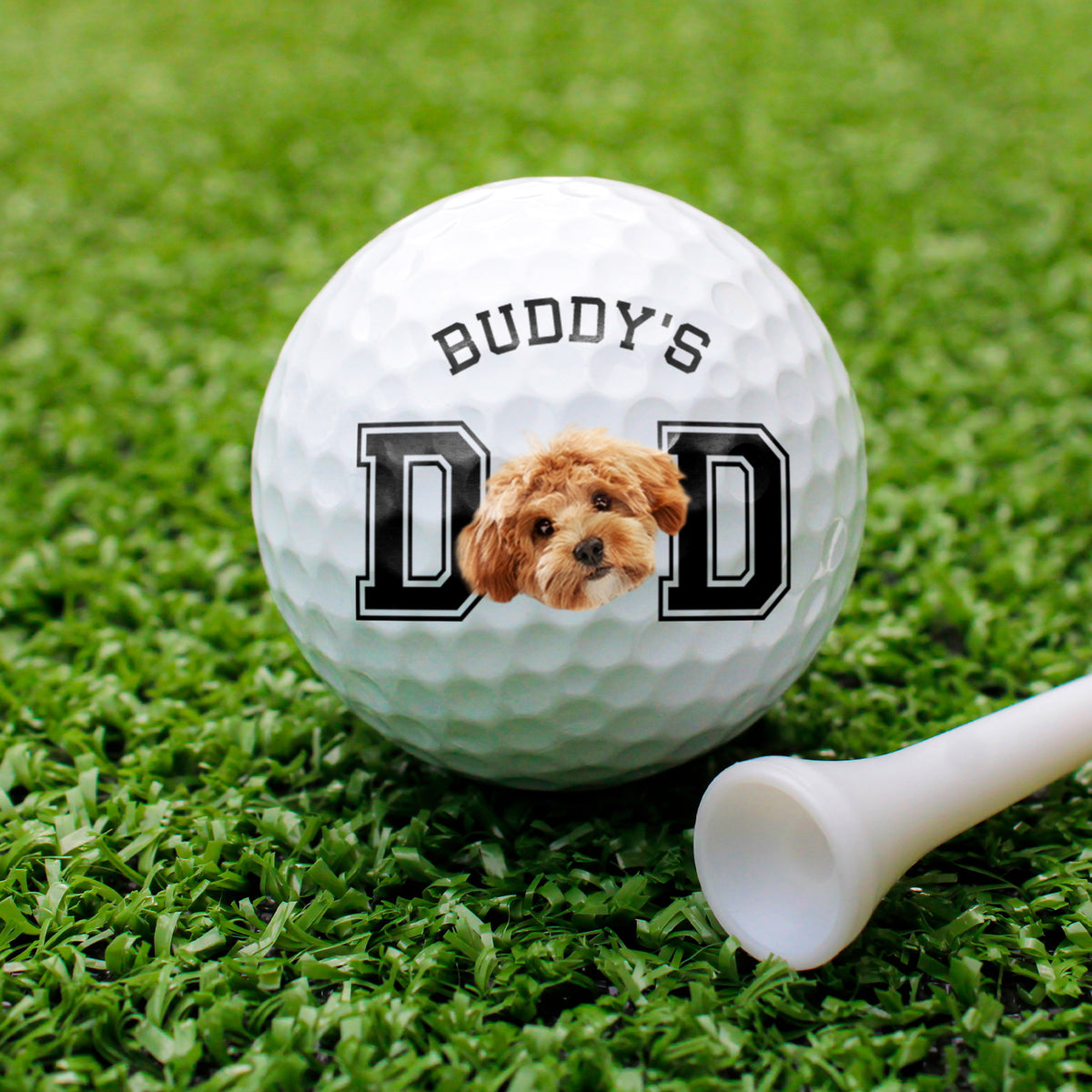 Custom Photo Dog Cat Dad Mom Golf Ball Gift For Pet Lovers HA75 921336