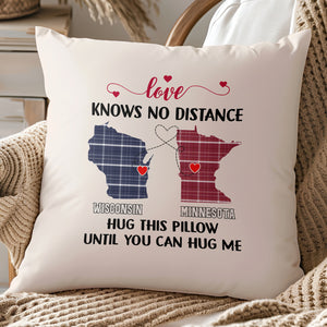 Love Knows No Distance Couple Pillow TH10 892343