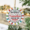Custom 3D Inflated Effect Printed Ceramic Ornament Christmas Gift for Jobs & Family TH10 894837