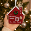 Custom New Home Christmas Acrylic Ornament for Housewarming Gifts for New Home Address LM32 669703