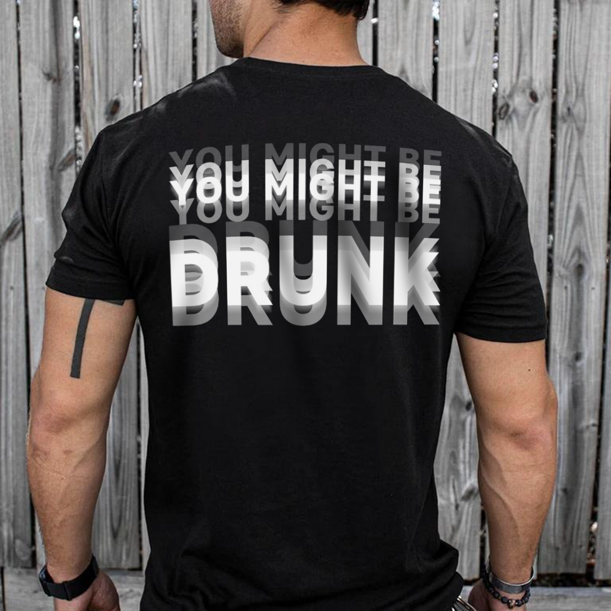 You Might Be Drunk Funny Backside Dark Shirt CH07 180246