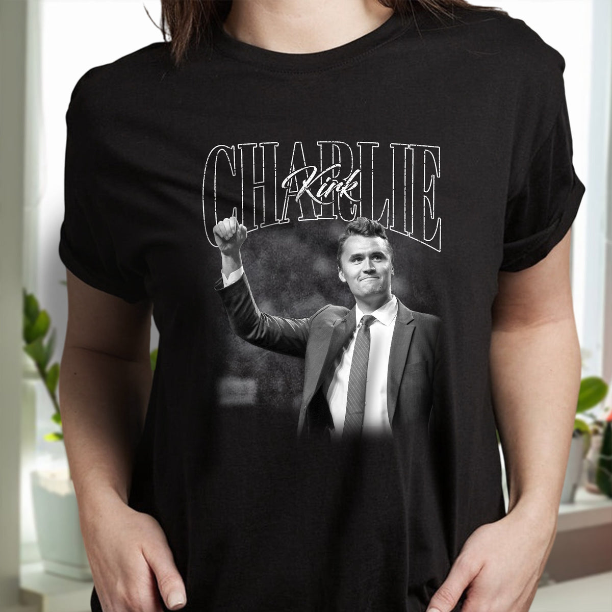 Charlie Kirk A True Hero Retro Style Dark Shirt HO82 65782