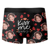 Custom Face Photo Kiss Me Men's Boxer Brief Funny Valentine Gift For Husband/Boyfriend CH07 899742