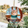 Custom Cute Cat Photo Christmas Ornament Gift For Cat Lover CH07 899408