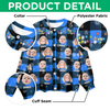 Custom Kids Photo Name Christmas Light Snow Cardigan CH07 896188