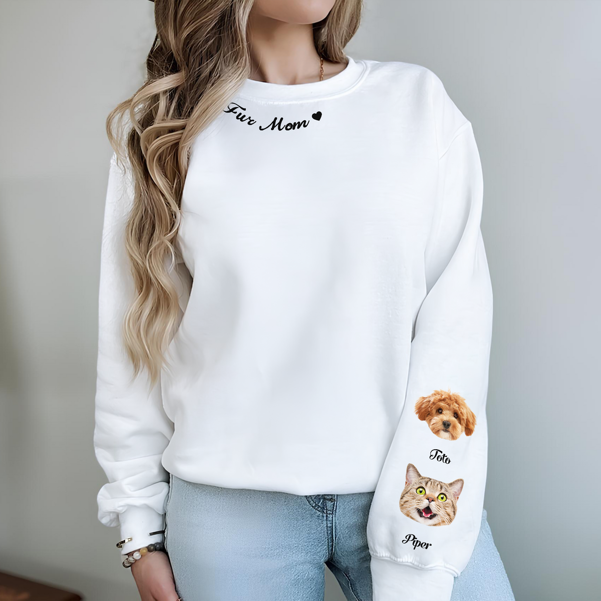 Custom Mama Sweatshirt For Dog And Cat Lovers TH10 892751