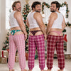 Personalized Funny Christmas Plaid Sweatpants Cheeky Christmas Gift LM32 670123