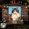Custom Photo You Would Have Lived Forever - Personalized Wooden Ornament Memorial Gift For Cat Lovers LM32 895879