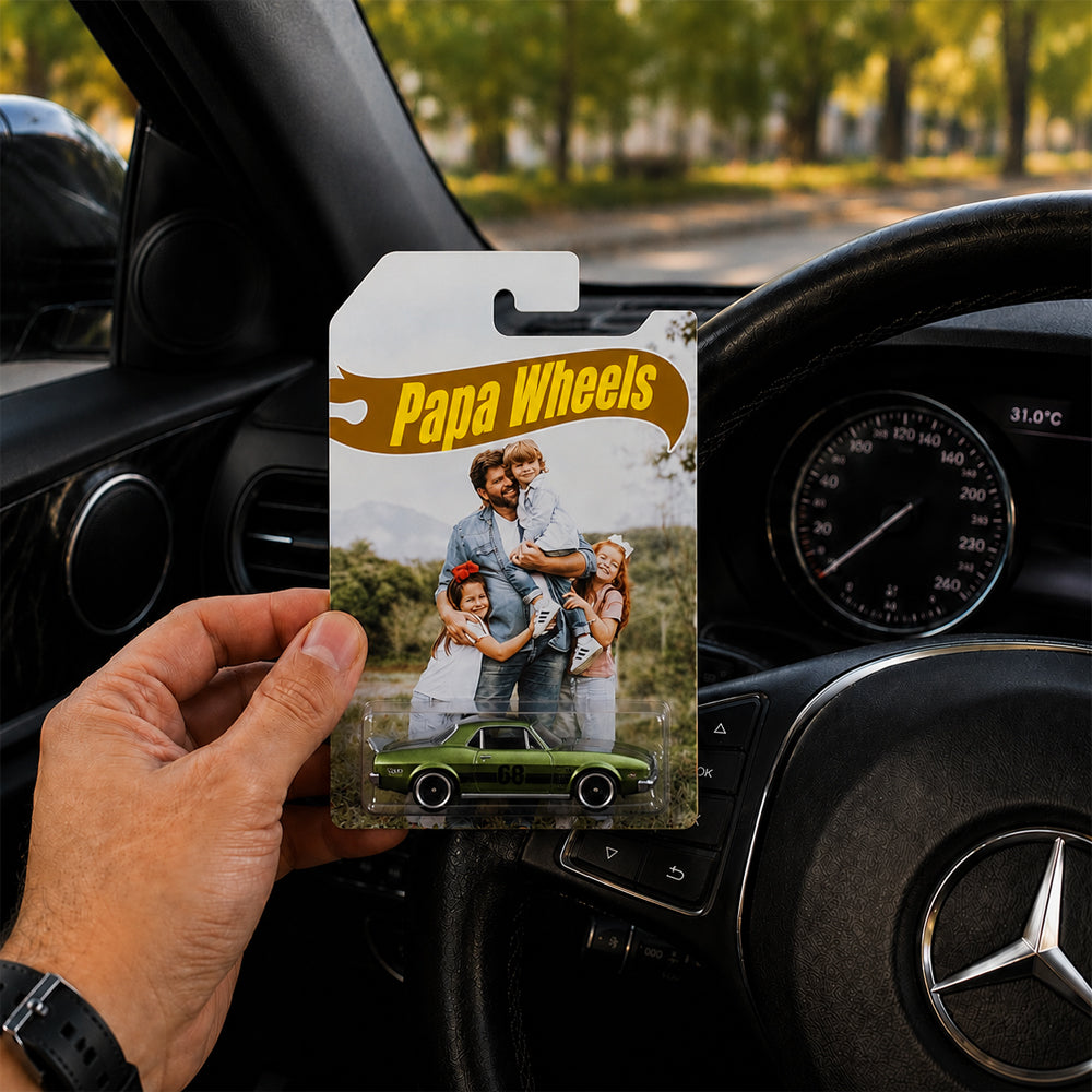 Personalized Dad Wheels Toy Car Photo Gift For Father’s Day HA75 921530