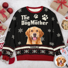 Custom Photo The Dogmother - Personalized Christmas Ugly Sweater CH07 899878