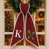 Personalized Christmas Tree Monogram Embroidered Wreath Sash TH10 171275