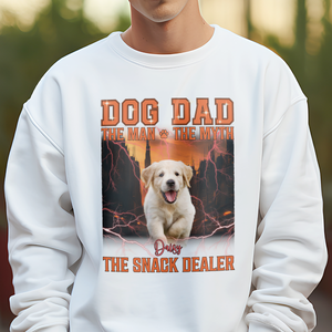 Custom Dog Photo The Man The Myth The Snack Dealer Shirt TH10 896151