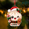 Personalized Christmas Dumpling Dim Sum Acrylic Ornament Christmas Gift HA75 919418