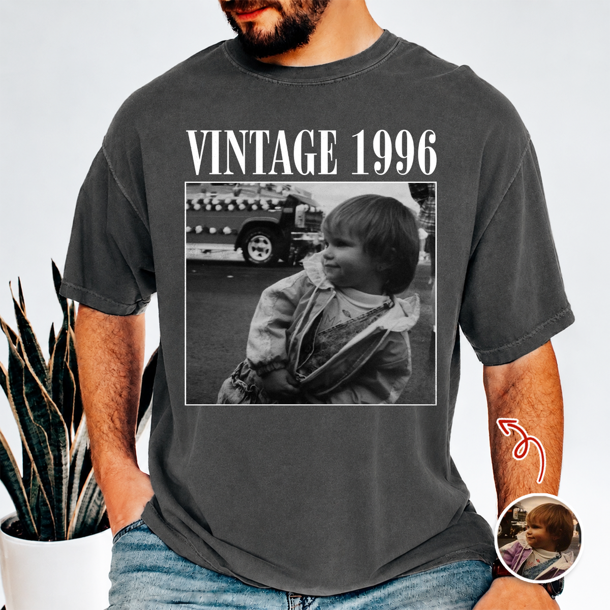 Custom Photo Vintage Comfort Shirt For Family TH10 170599