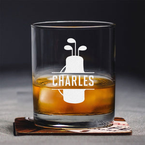 Personalized Golf Engraved Rock Glass Gift for Golfer HA75 898524