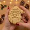 Personalized Family Name Santa Cookie Cutter and Stamp, Personalized Holiday Baking Gift CH07 181150